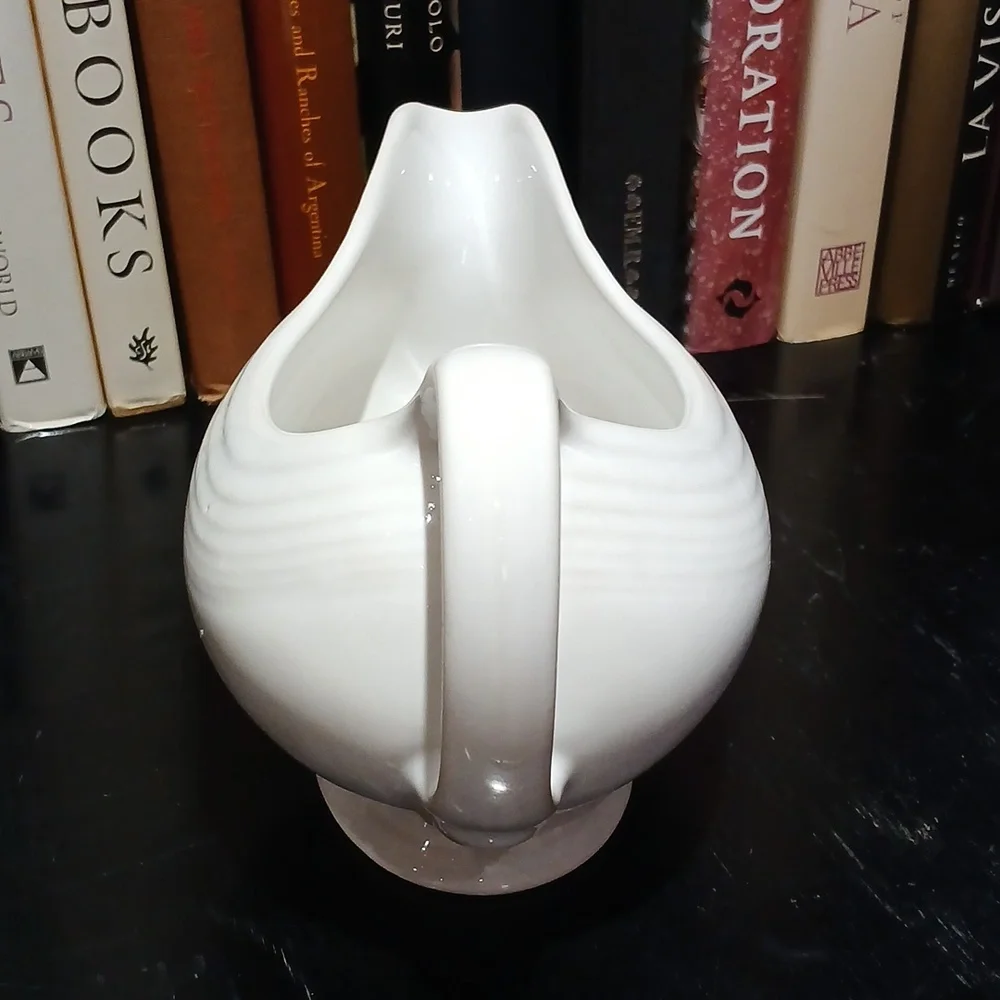 Fiesta Ware White Gravy/Sauce Boat